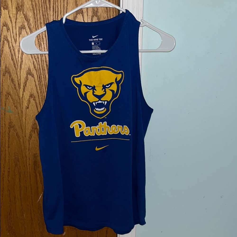Nike Blue Panthers Tank Top